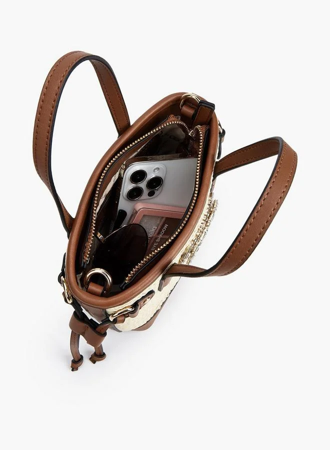 Celeste MULTICOLOR Embossed Monogram Tote Bag Ramadan Collection for Women | Best Price UAE